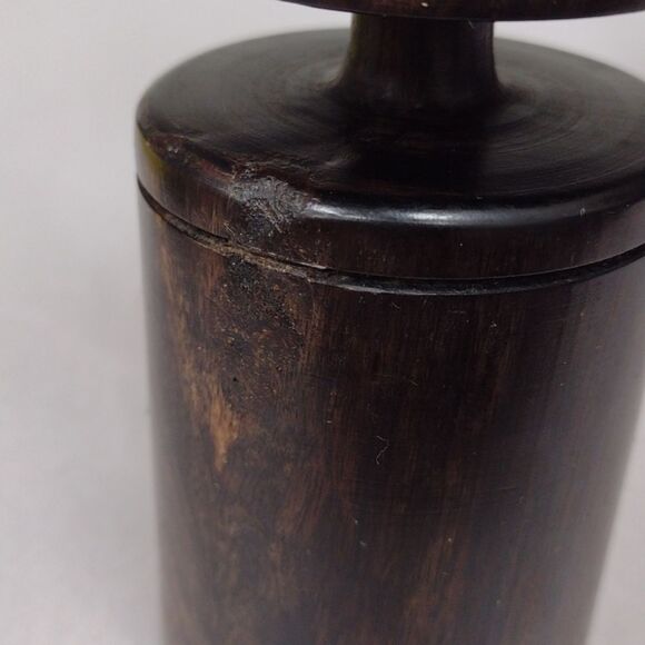 Artisan Handcrafted African Tribal Ironwood Male Female Bust Candlestick Holders - Picture 10 of 10